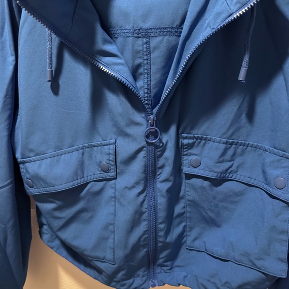 Love Tree Blue Hooded Utility Jacket (Size L)‎ - Picture 2 of 9